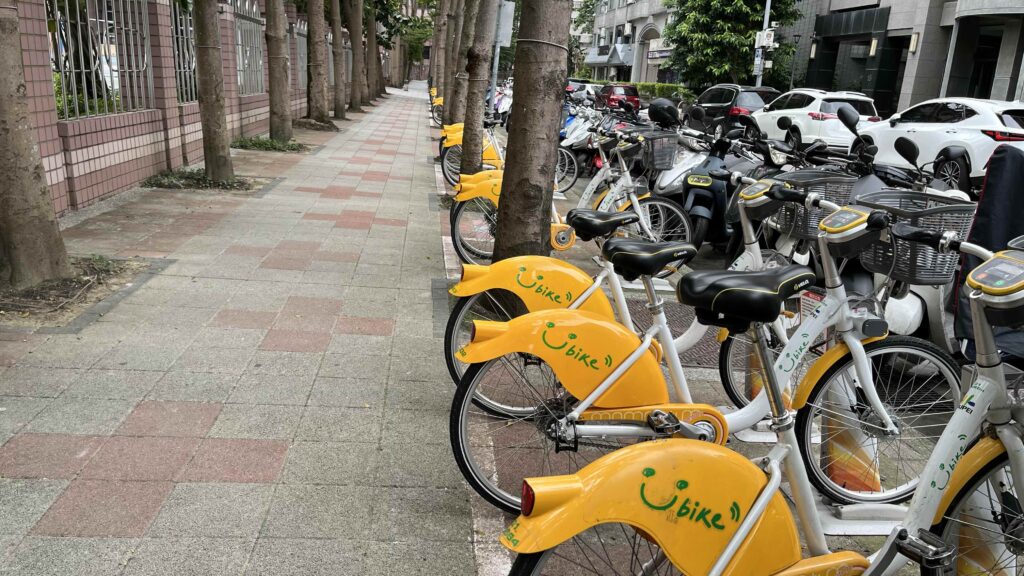 台湾シェアサイクル ユーバイクのステーション