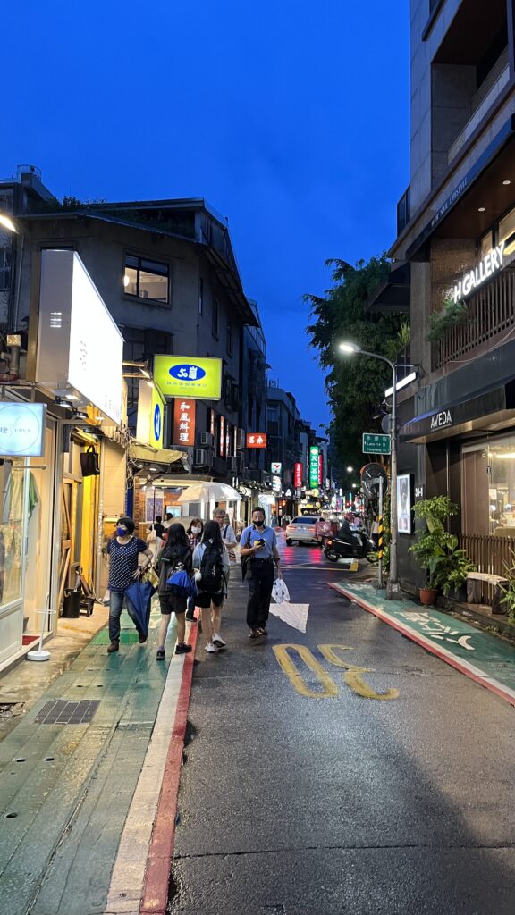 台湾台北の永康街