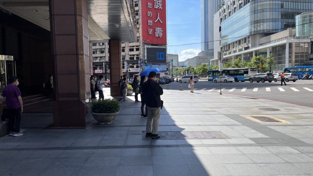 台湾の出勤風景