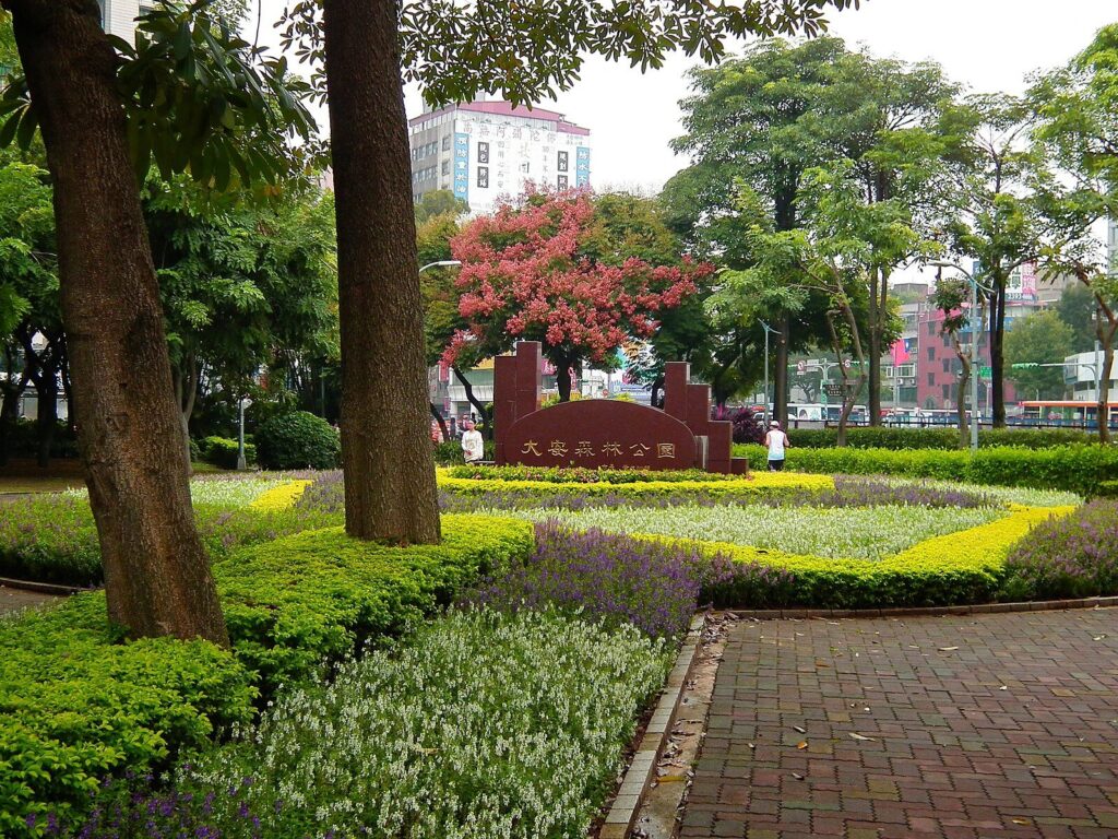 大安森林公園の様子